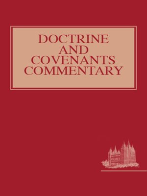 cover image of Doctrine and Covenants Commentary